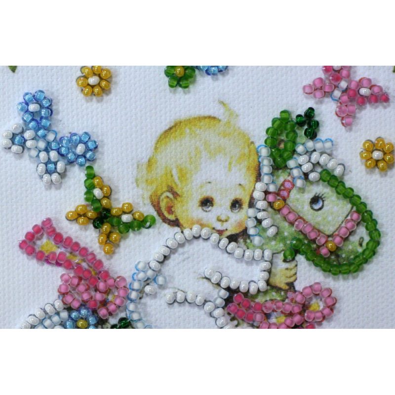 Bead Embroidery Postcard Kit "Sonny"