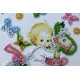 Bead Embroidery Postcard Kit "Sonny"