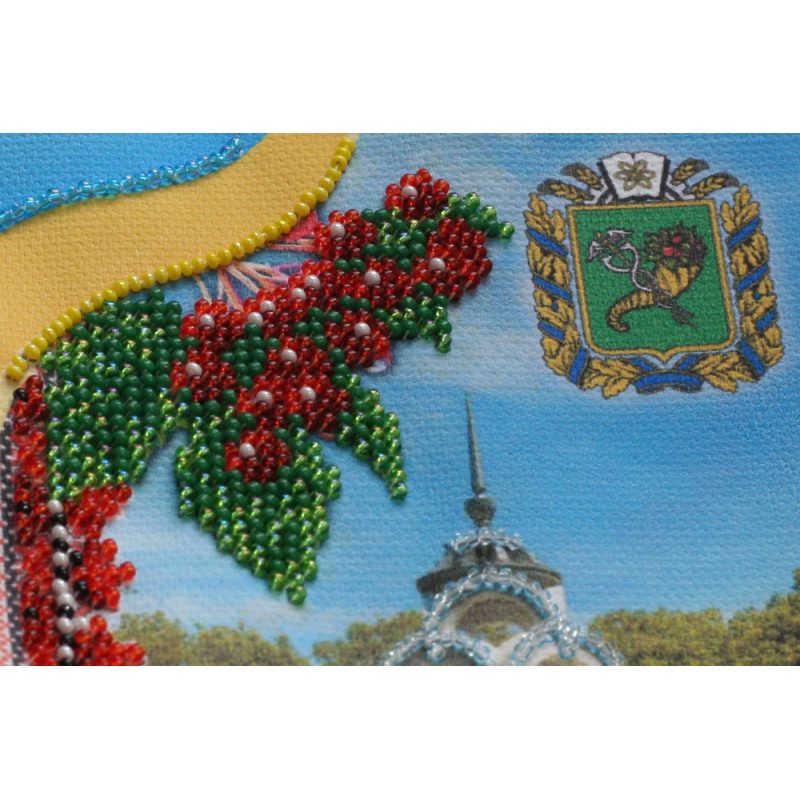 Bead Embroidery Postcard Kit "Kharkov"