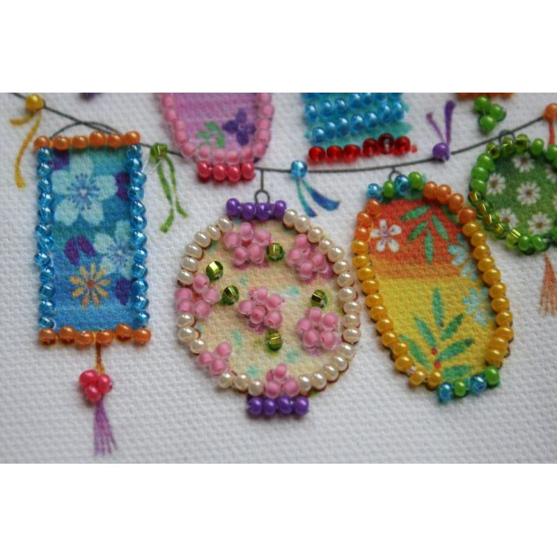 Bead Embroidery Postcard Kit "Flashlights of dreams"