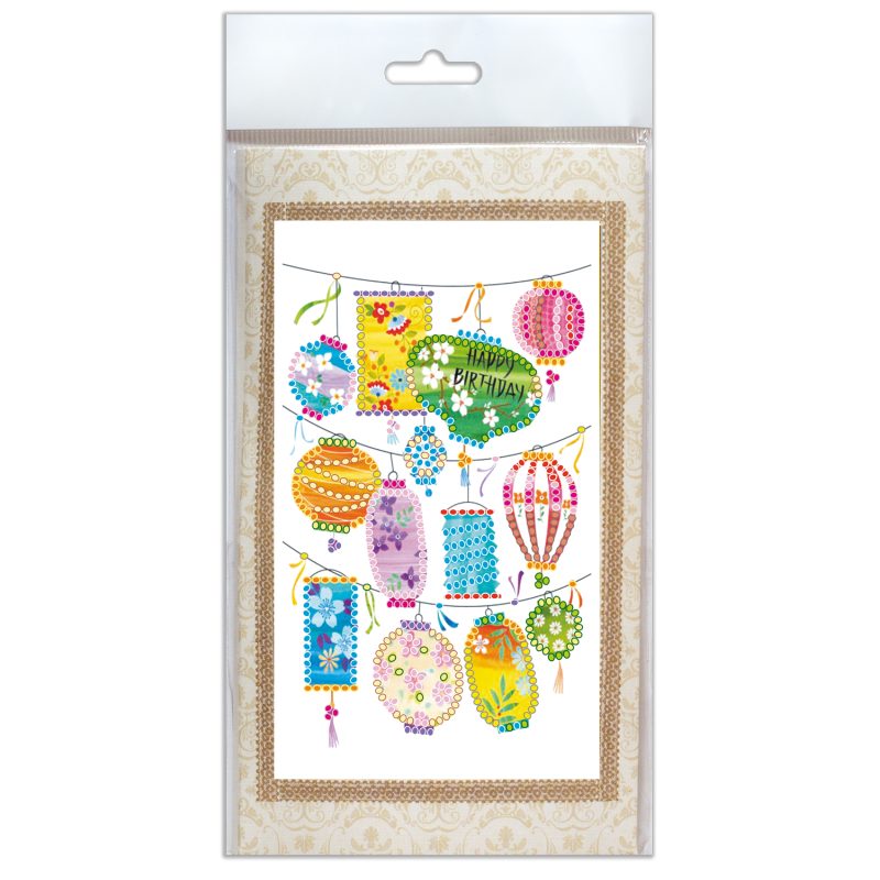 Bead Embroidery Postcard Kit "Flashlights of dreams"