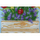 Microbead Embroidery Postcard-Envelope Kit "Early spring"