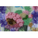 Microbead Embroidery Postcard-Envelope Kit "Dragonfly and Butterfly"