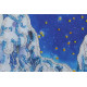 Microbead Embroidery Postcard-Envelope Kit "Together warmer"