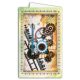 Microbead Embroidery Postcard-Envelope Kit "Guitar"
