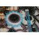Microbead Embroidery Postcard-Envelope Kit "Guitar"
