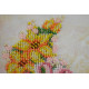Microbead Embroidery Postcard-Envelope Kit "Wedding flowers"