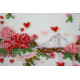 Microbead Embroidery Postcard-Envelope Kit "Wedding tinsel"