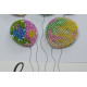 Bead Embroidery Postcard Kit "Making dreams come true!"