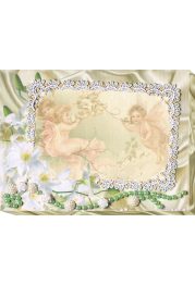 Bead Embroidery Photo Frame Kit "Delicate Lily of the valley"