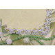 Bead Embroidery Photo Frame Kit "Delicate Lily of the valley"