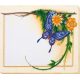 Bead Embroidery Photo Frame Kit "Blue batterfly"