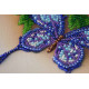 Bead Embroidery Photo Frame Kit "Blue batterfly"