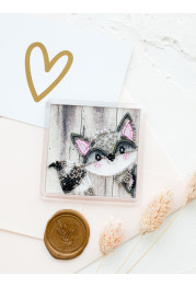 Bead Embroidery Magnet Kit "Who`s there?"