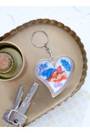 Bead Embroidery Keyring Kit "Let`s play?"
