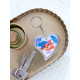 Bead Embroidery Keyring Kit "Let`s play?"
