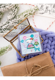 Bead Embroidery Magnet Kit "A little poser"