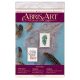 Bead Embroidery Postcard Kit "Feather"