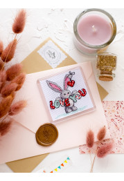 Bead Embroidery Magnet Kit "Bring love"