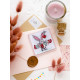 Bead Embroidery Magnet Kit "Bring love"