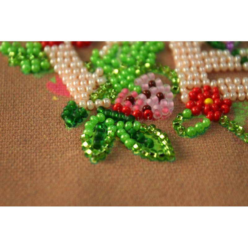 Bead Embroidery Pennant Kit "For you"