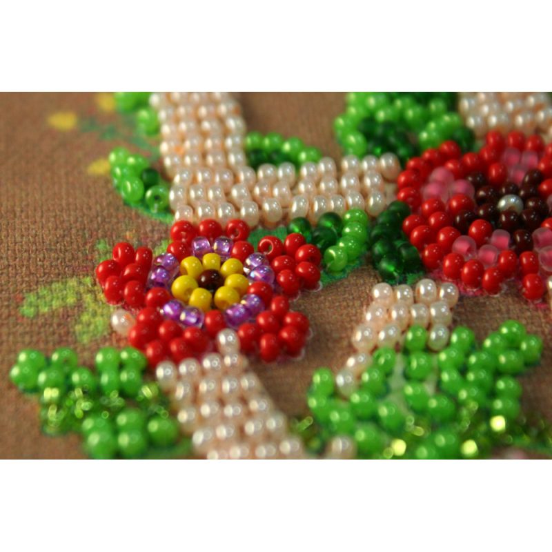 Bead Embroidery Pennant Kit "For you"