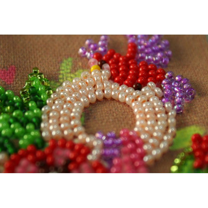 Bead Embroidery Pennant Kit "For you"
