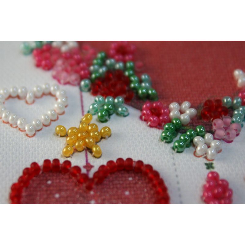 Bead Embroidery Pennant Kit "Garland"