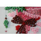 Bead Embroidery Pennant Kit "Bouquet with love"