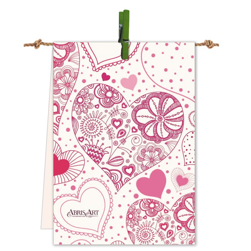 Bead Embroidery Pennant Kit "A song of love"