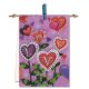 Bead Embroidery Pennant Kit "Flowers of love"