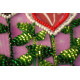 Bead Embroidery Pennant Kit "Flowers of love"
