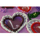 Bead Embroidery Pennant Kit "Flowers of love"