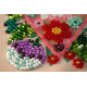 Bead Embroidery Pennant Kit "Happy heart"