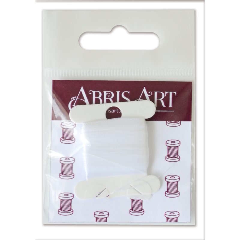 Threads for bead embroidery Titan 100 Ariadna (100 m) color white