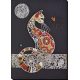 Bead Embroidery Kit on Art Canvas "Cat and moth"