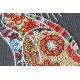 Bead Embroidery Kit on Art Canvas "Cat and moth"