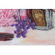 Bead Embroidery Kit on Art Canvas "Floral trail"