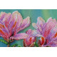 Bead Embroidery Kit on Art Canvas "Magnolias bloom"