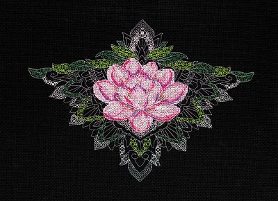 Cross Stitch Kit "Lotus"