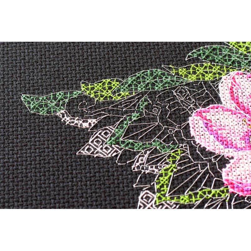 Cross Stitch Kit "Lotus"