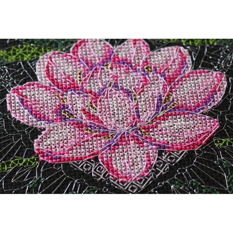 Cross Stitch Kit "Lotus"