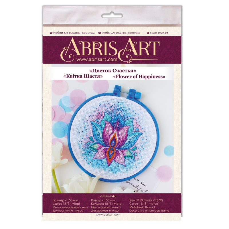 Cross Stitch Kit "Flower of Happiness"