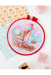Cross Stitch Kit "Under sail"