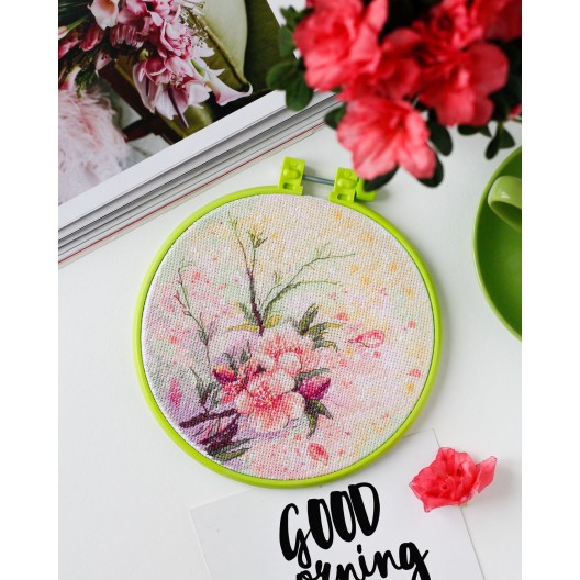 Cross-stitch kits Tender spring, AHM-042 by Abris Art - buy online! ✿ Fast delivery ✿ Factory price ✿ Wholesale and retail ✿ Purchase Kits-miniature for cross stitch