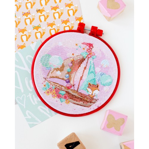 Cross-stitch kits Under sail, AHM-050 by Abris Art - buy online! ✿ Fast delivery ✿ Factory price ✿ Wholesale and retail ✿ Purchase Kits-miniature for cross stitch