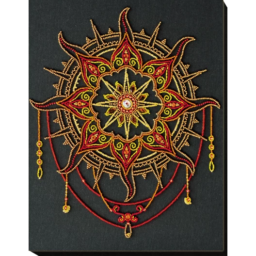 Main Bead Embroidery Kit Sunny pattern (Deco Scenes), AB-770 by Abris Art - buy online! ✿ Fast delivery ✿ Factory price ✿ Wholesale and retail ✿ Purchase Great kits for embroidery with beads