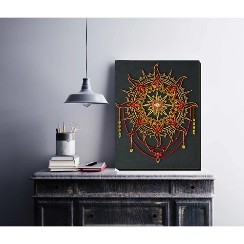 Main Bead Embroidery Kit Sunny pattern (Deco Scenes), AB-770 by Abris Art - buy online! ✿ Fast delivery ✿ Factory price ✿ Wholesale and retail ✿ Purchase Great kits for embroidery with beads