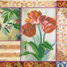 Charts on artistic canvas Satin petals