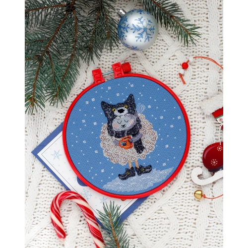 Cross-stitch kits New dress, AHM-031 by Abris Art - buy online! ✿ Fast delivery ✿ Factory price ✿ Wholesale and retail ✿ Purchase Kits-miniature for cross stitch